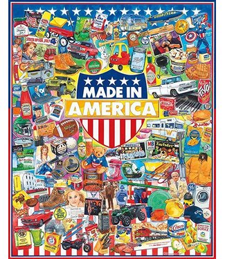 Puzzle: Made in America - (1000 Piece Jigsaw) - White Mountain Puzzles