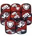 Street Fighter Miniatures Game: Red Battle Dice (8)