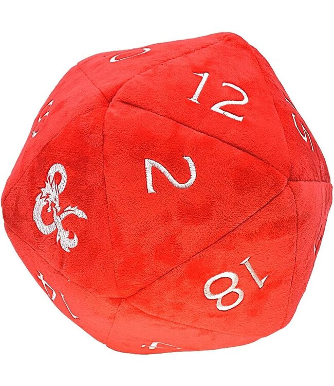 Ultra Pro: Jumbo D20 Plush - Die Red/White