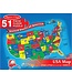 Puzzle: USA Map (51 Piece)