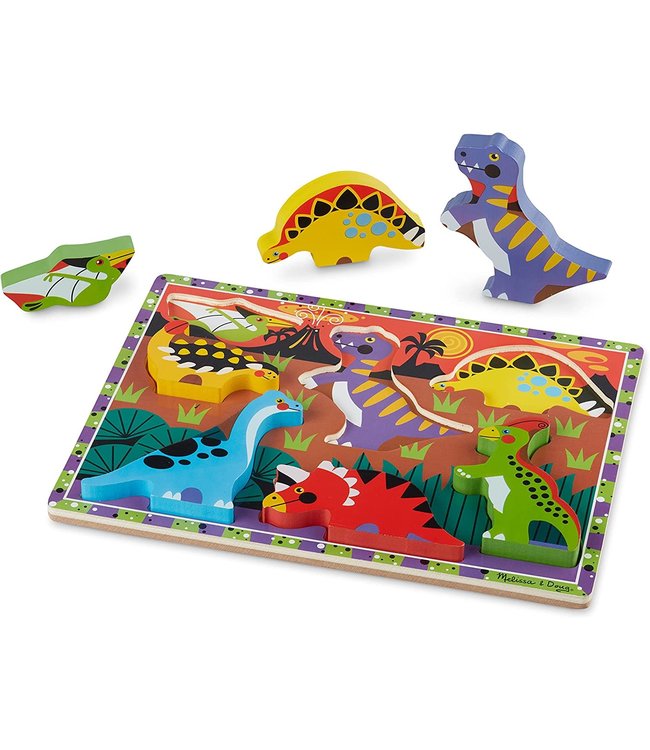 Puzzle: Chunky Piece - Dinosaurs