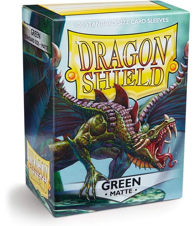Dragon Shield Sleeves: Matte Green (100 Count)