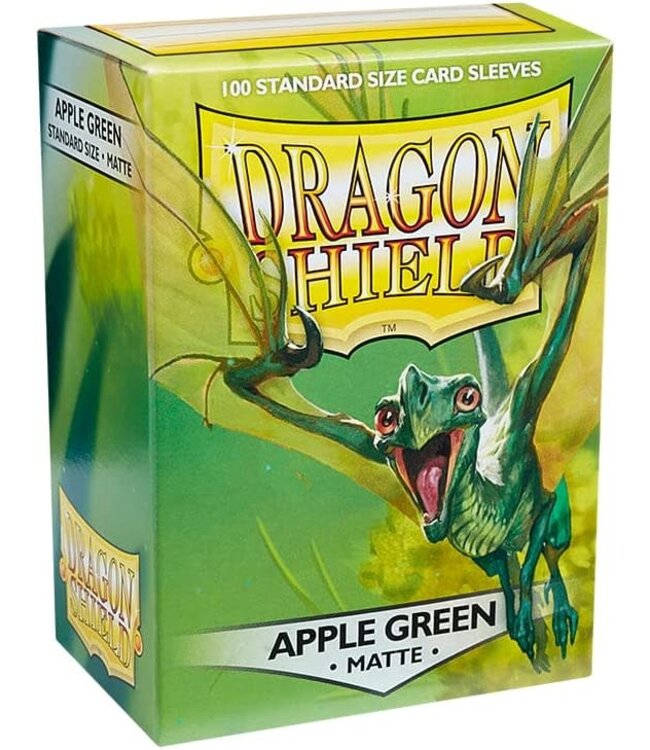 Dragon Shield Sleeves: Matte Apple Green (100 Count)