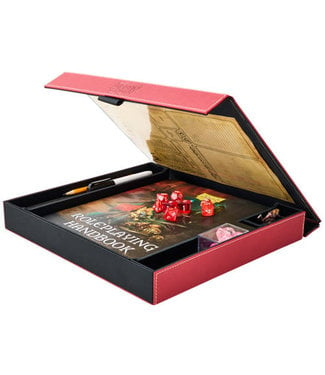 Dragon Shield: Player Companion RPG Accessory Box & Dice Tray - Blood Red