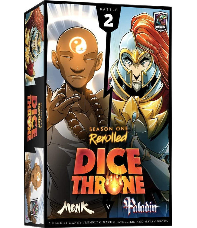 Dice Throne S1: Monk Vs Paladin