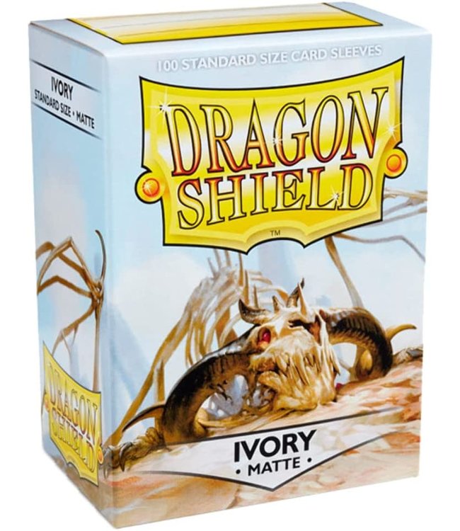 Dragon Shield Sleeves: Matte - Ivory (100 CT)