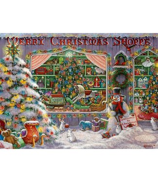 Puzzle: The Christmas Shop Seasonal (500 Piece) - Ravensburger