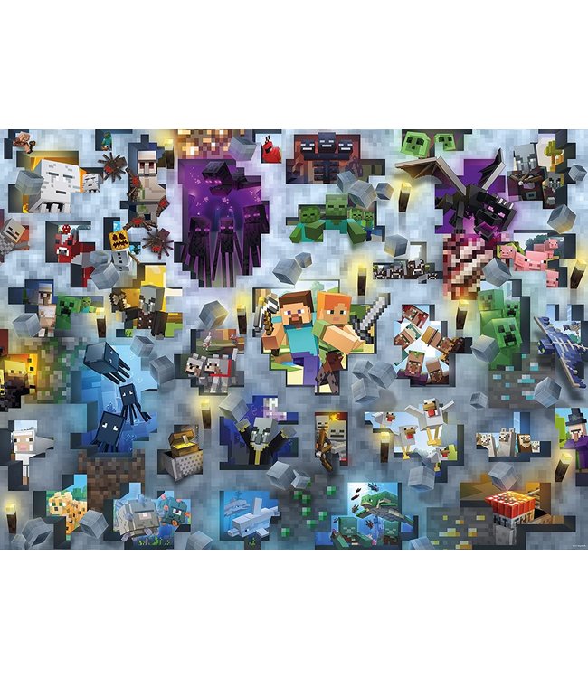 Puzzle: Minecraft - Mobs (1000 Piece) - Ravensburger