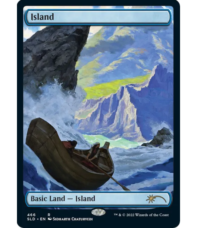 MTG Singles - (1A) - Island (466) - Secret Lair Drop Series