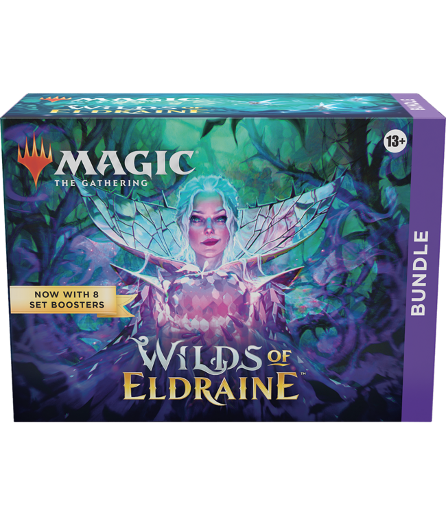 Magic The Gathering Wilds of Eldraine Commander Deck - Virtue and Valor  (100-Card Deck, 2-Card Collector Booster Sample Pack + Accessories)