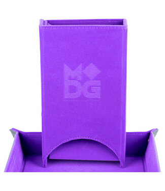 MDG: Velvet Fold Up Dice Tower - Purple
