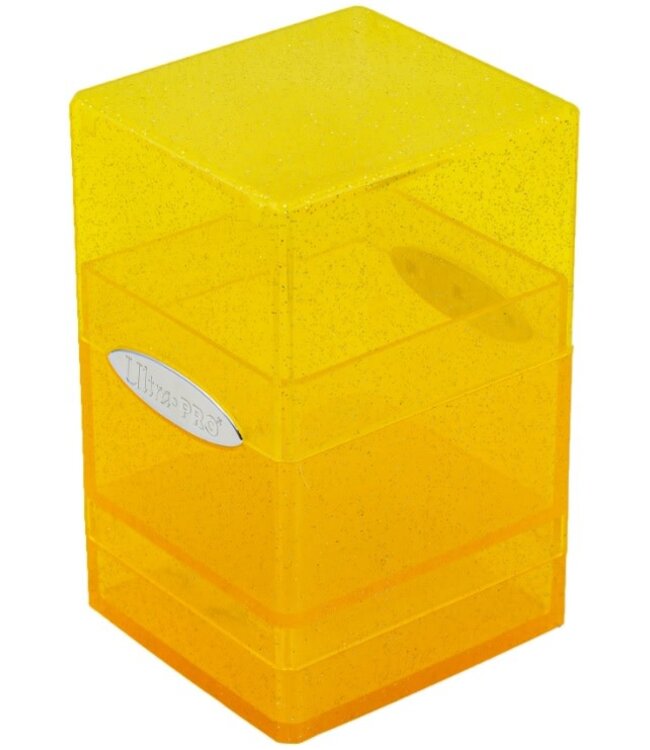 Ultra Pro - Deck Box Satin Tower (Glitter Yellow)