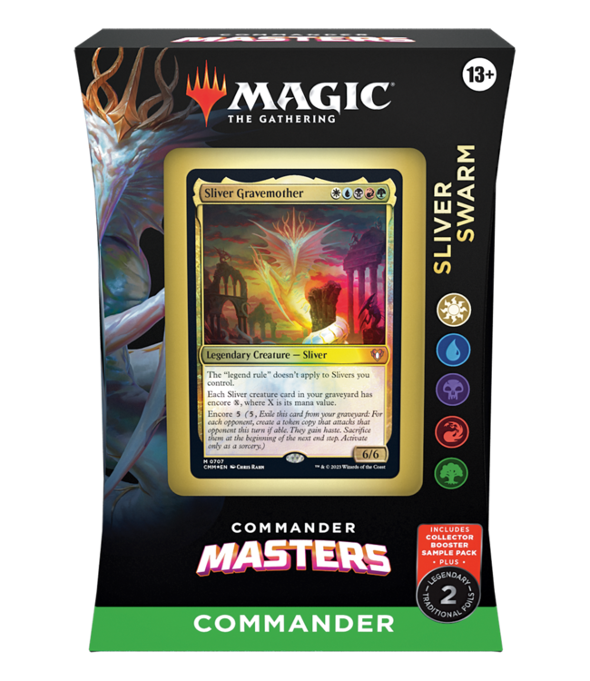 Magic the Gathering: Commander Masters Commander Deck: Sliver Swarm -  Gamers-Corps