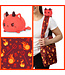 Tee Turtle: Tote Bags - Devil Cat (Red Devil Cats Bag)
