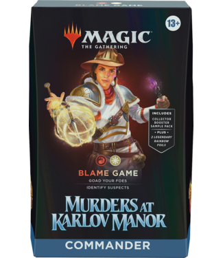 MTG: Murder at Karlov Manor - Blame Game - Commander Deck