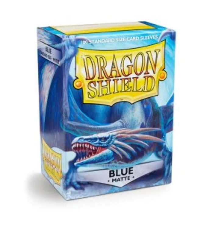 Dragon Shield Sleeves: Matte Blue (100 CT)