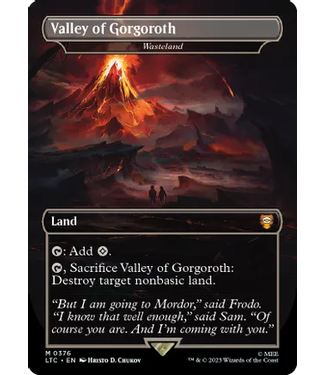 MTG Singles - (1A) - Valley of Gorgoroth - Wasteland