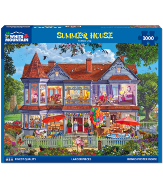 White Mountain Puzzles: Summer House (1000 Piece Jigsaw)