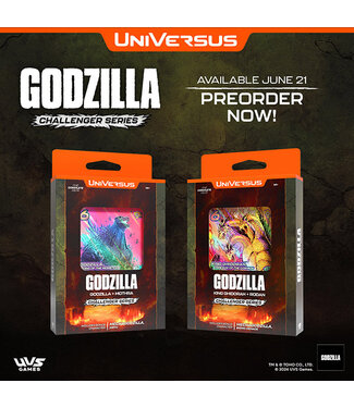 UniVersus CCG: Challenger Series Display - Godzilla & Mothra