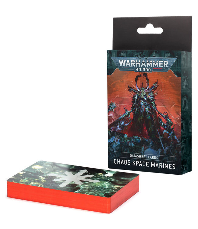 40K: Chaos Space Marines - Datasheet Cards