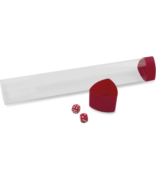 Playmat Tube with Dice - Red