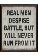 "Men Despise Battle" Print