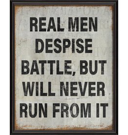 "Men Despise Battle" Print