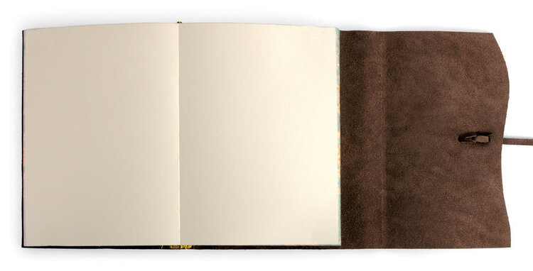 Cavallini & Co. Roma Journal / Blue Leather - 6x8 Inches