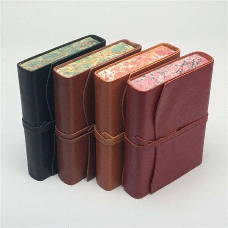 Cavallini & Co. Roma Journal / Blue Leather - 6x8 Inches
