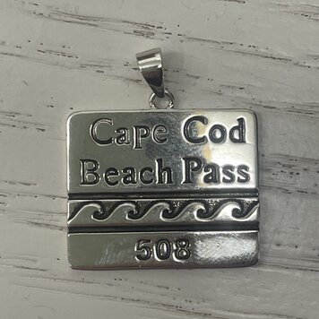 Eastwind Silver Cape Cod Beach Pass Pendant