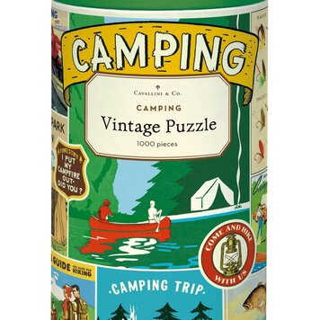 Cavallini & Co. 1000pc Puzzle / CAMPING