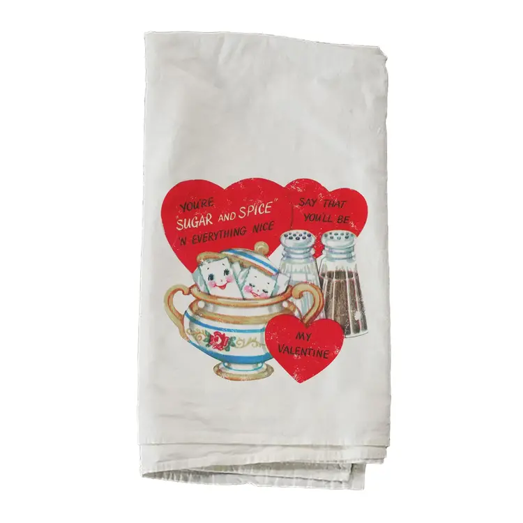 Kendrick Home Sugar And Spice Valentine Towel