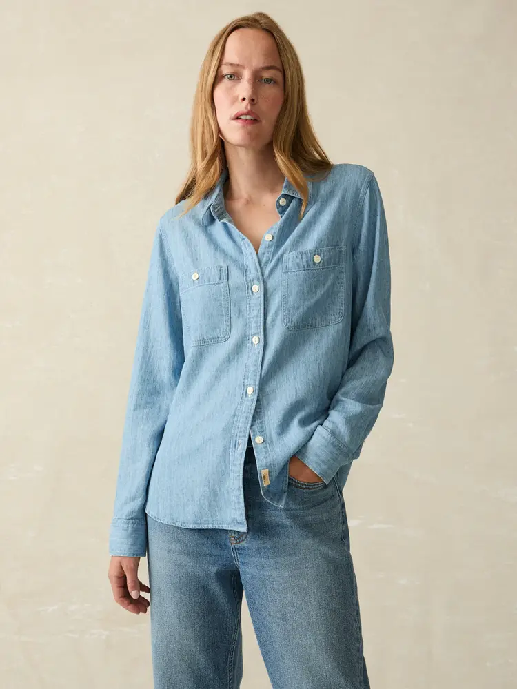 Faherty Brand The Tried and True Chambray Shirt