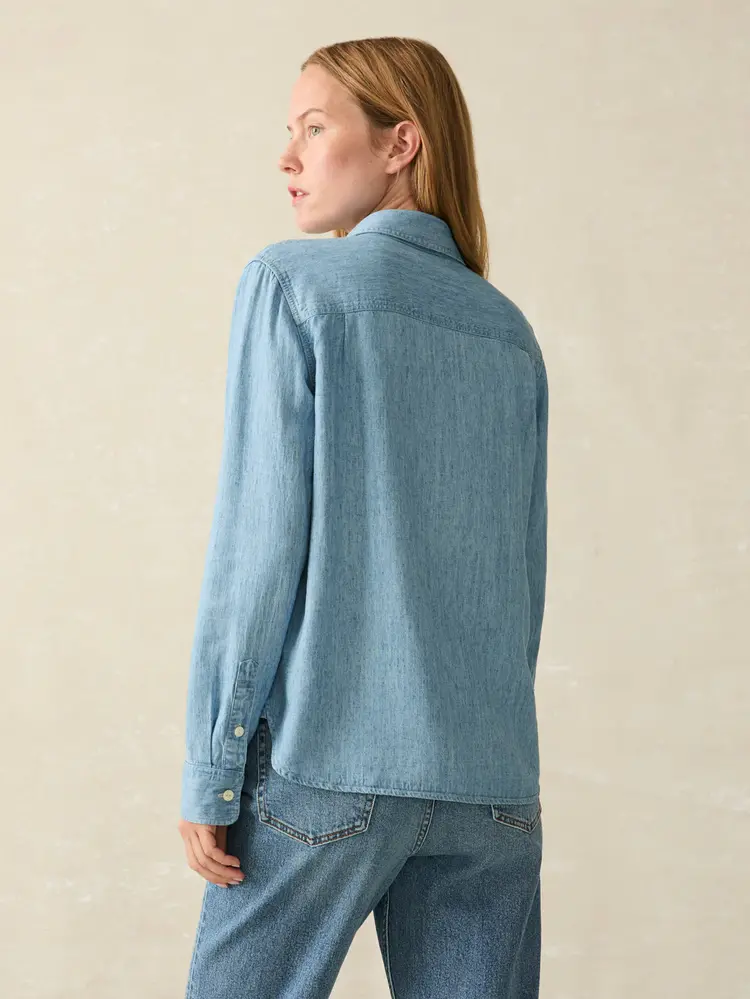 Faherty Brand The Tried and True Chambray Shirt