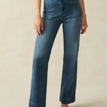 Faherty Brand Stretch Terry Patch Pocket Pant