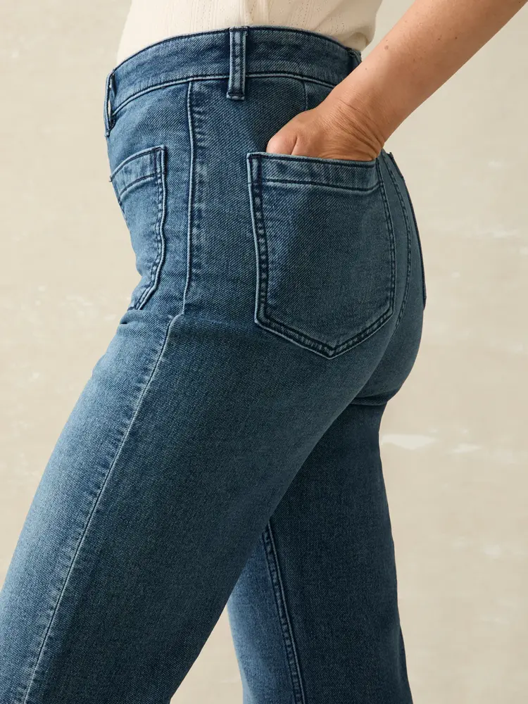 Faherty Brand Stretch Terry Patch Pocket Pant