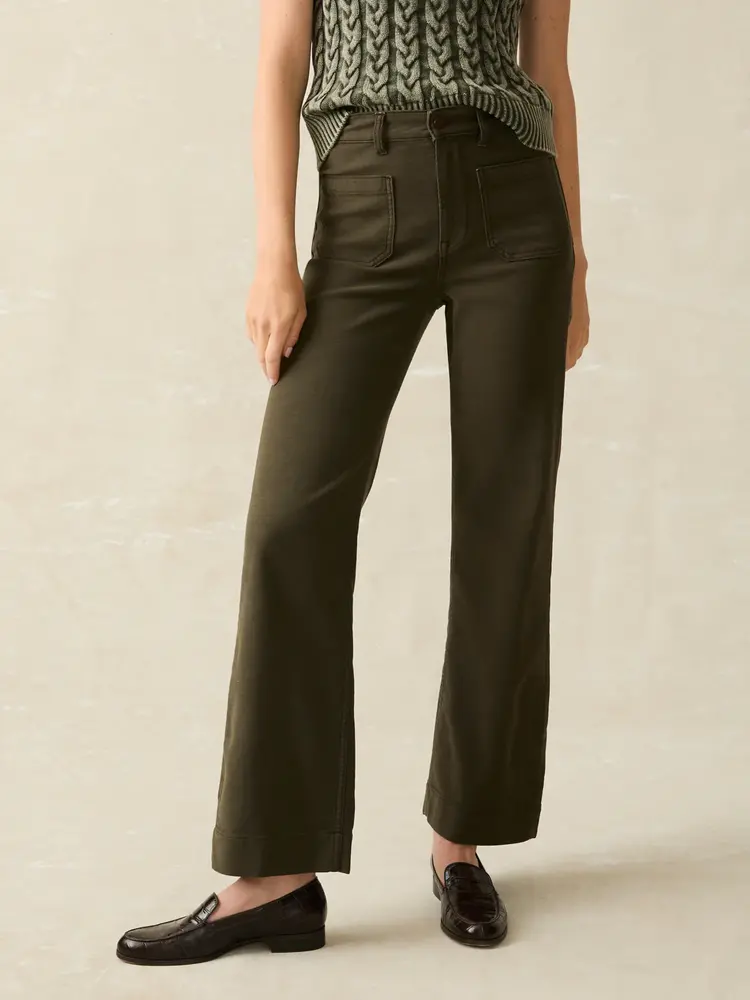 Faherty Brand Stretch Terry Patch Pocket Pant