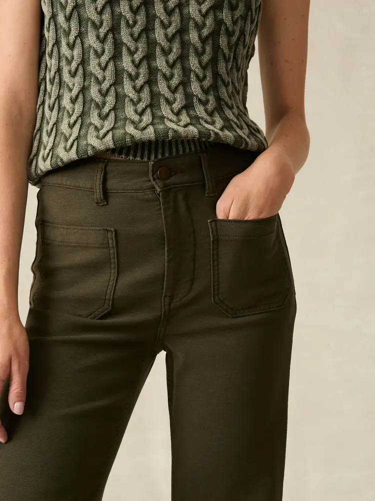 Faherty Brand Stretch Terry Patch Pocket Pant