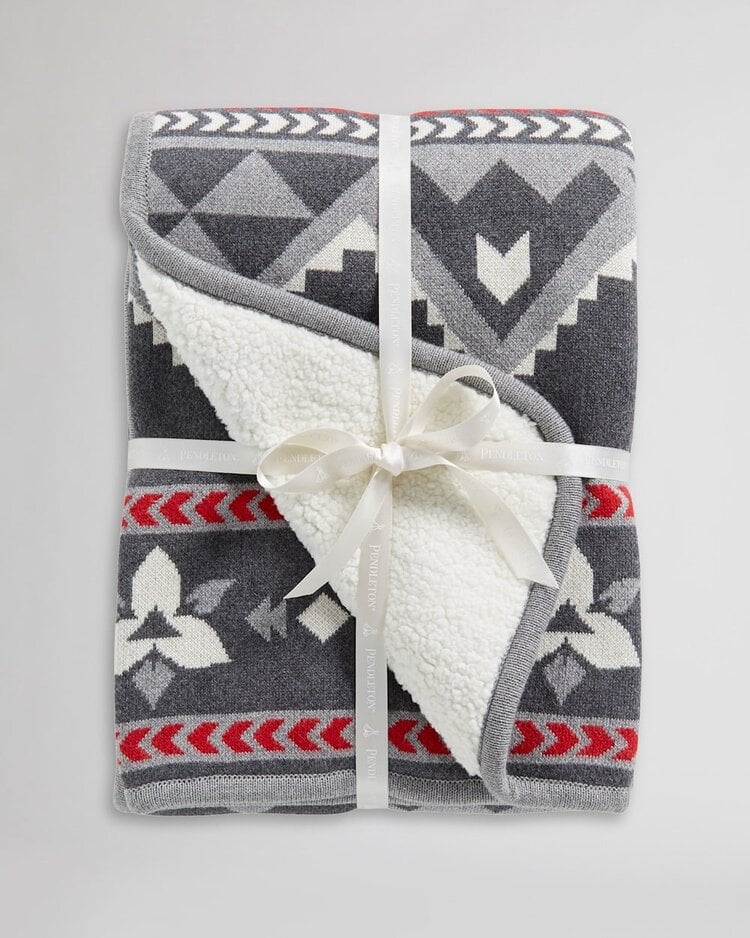 Pendleton Lost Trail Sherpa Stroller Blanket