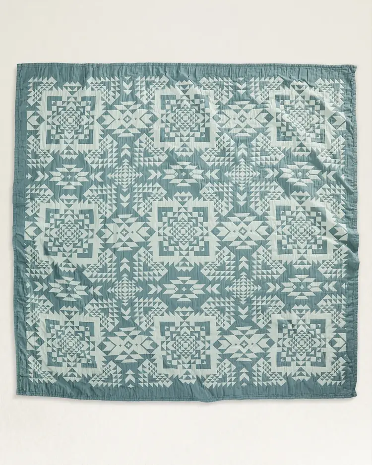 Pendleton Opal Springs Cotton Matelasse Coverlet