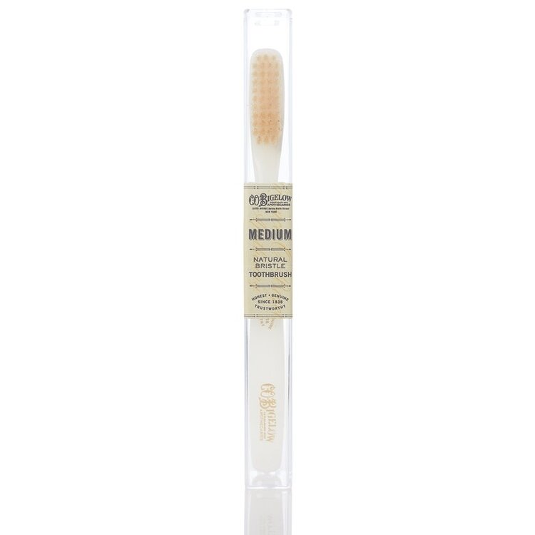Bigelow Trading Co. Natural Bristle Toothbrush - Medium Ivory