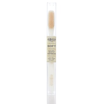 Bigelow Trading Co. Natural Bristle Toothbrush - Soft Ivory