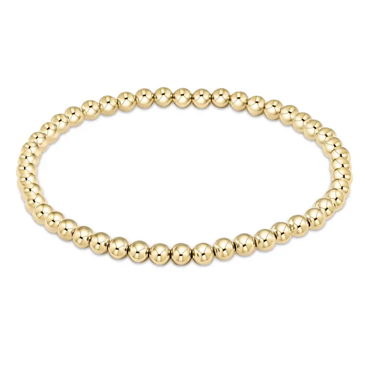eNewton Classic Gold 4mm Bracelet
