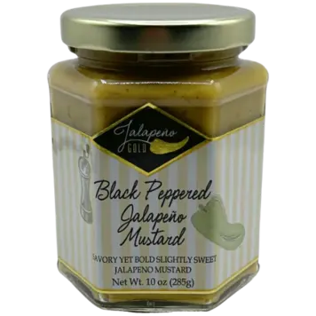 Third Coast Gifts Black Peppered Jalapeno Mustard