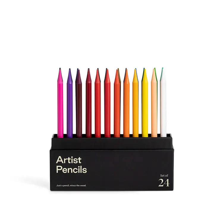 Ameico Woodless Artist Pencils Set of 24