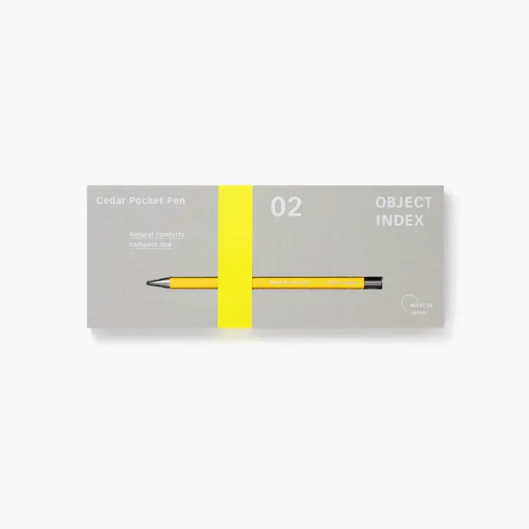 Kakimori Cedar Pocket Pen / Light Grey