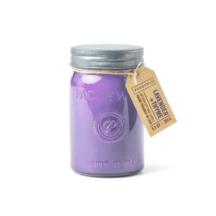 Paddywax Lavender + Thyme - 9.5 oz Candle