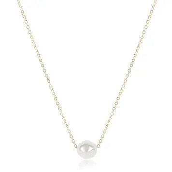 eNewton 16" Necklace Gold - Admire Pearl