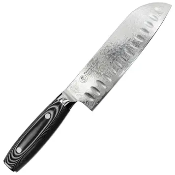 Prince of Scots 7" Damascus Santoku Knife