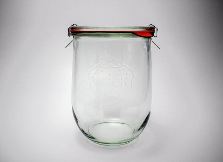 Weck Jars 745 One Liter Tulip Jar